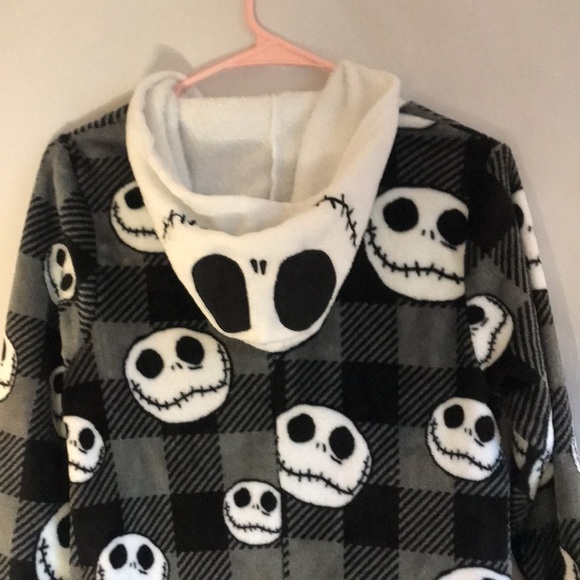 Disney the Nightmare before Christmas Jack Skeleton one piece jumpsuit Sz 4/6 - Picture 3 of 14